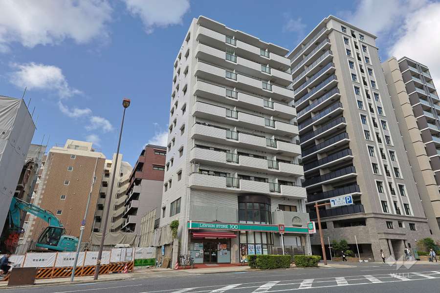 ハイロイヤル夕陽ヶ丘の外観（南東側から）