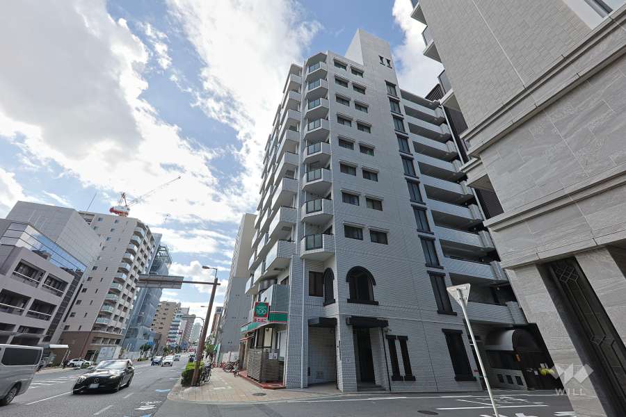ハイロイヤル夕陽ヶ丘の外観（北東側から）