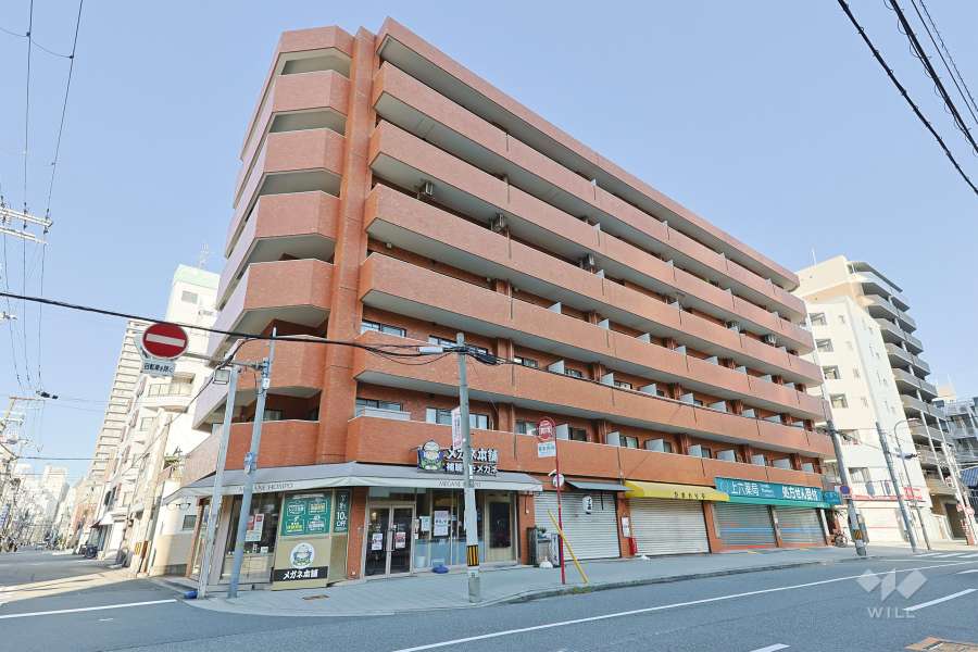 ライオンズマンション上本町第3の外観（南東側から）