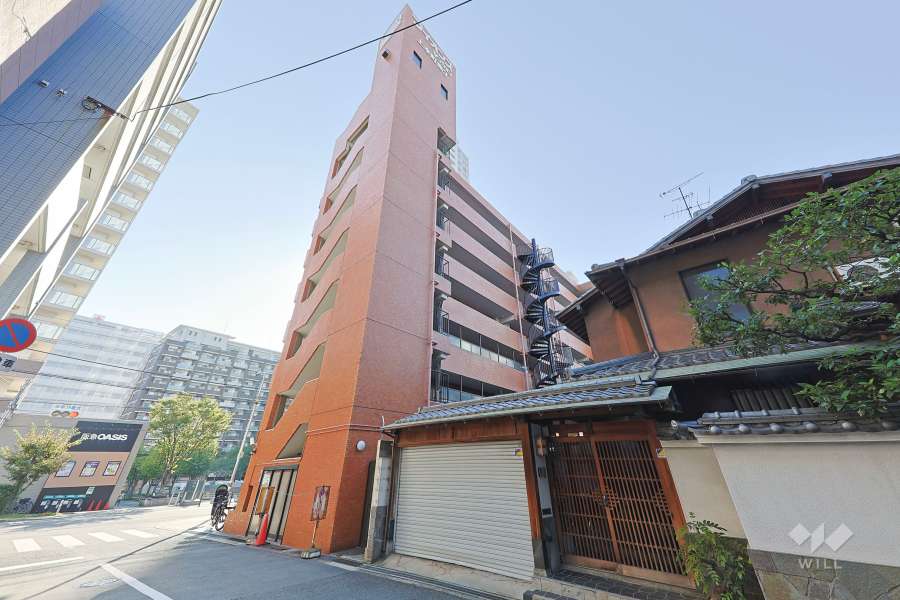 ライオンズマンション上本町第3の外観（北西側から）