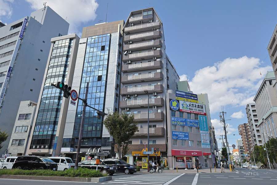 ロータリーコーポ東高津の外観（南東側から）