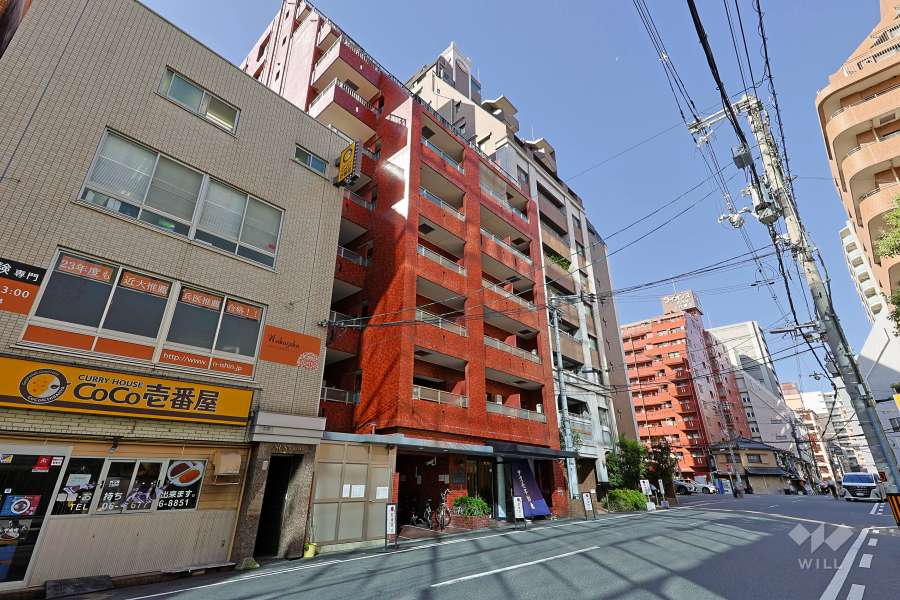 ライオンズマンション上六第2の外観（北東側から）