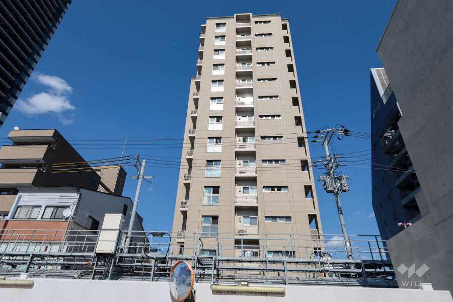 デラッセ天王寺玉造の外観（西側から）