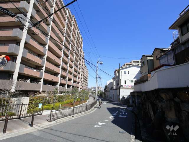 敷地南側の前面道路