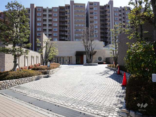 駐車場、車寄せへのアプローチ