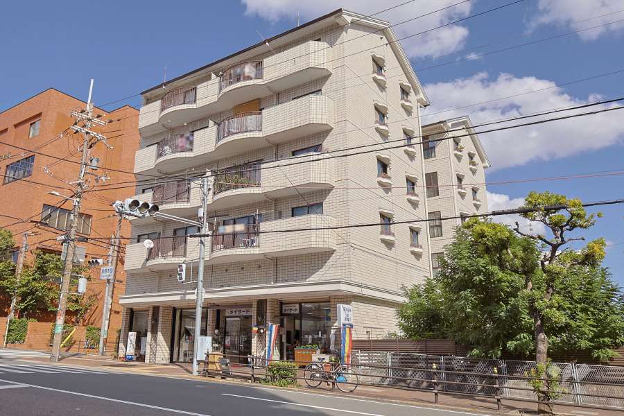 カーサ真田山の外観（南西側から）
