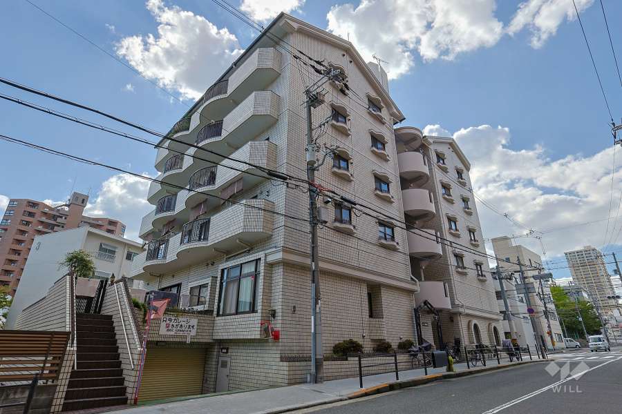 カーサ真田山の外観（北東側から）