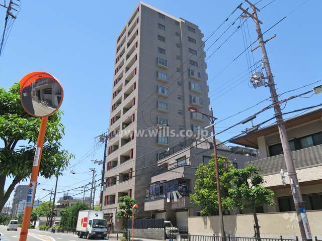 茨木シティハウスステーションコートの外観(南東側から)
