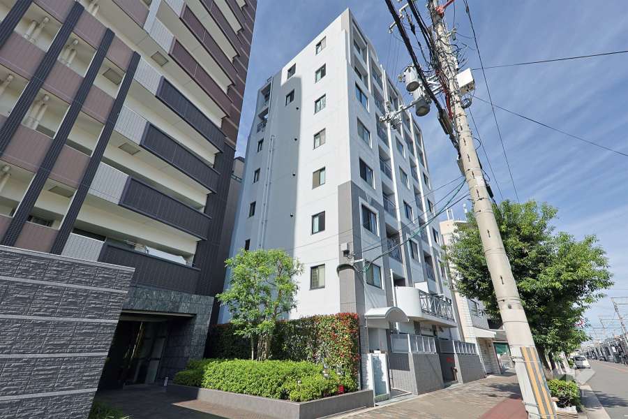 シーズ天王寺イースト2の外観（南東側から）