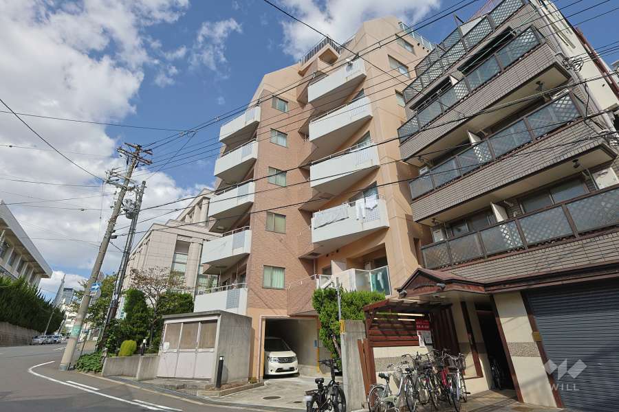ベルデフラッツ真田山公園2の外観（南西側から）