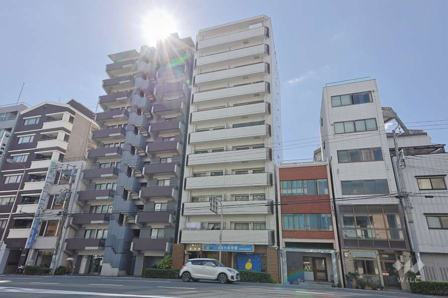 大洋ハイツ清水谷の外観（北西側から）