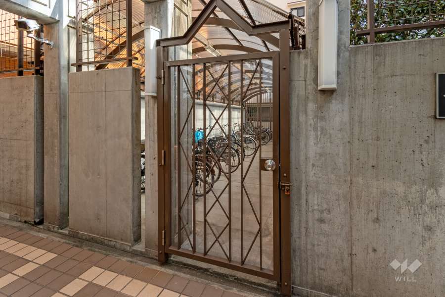 駐輪場の出入り口