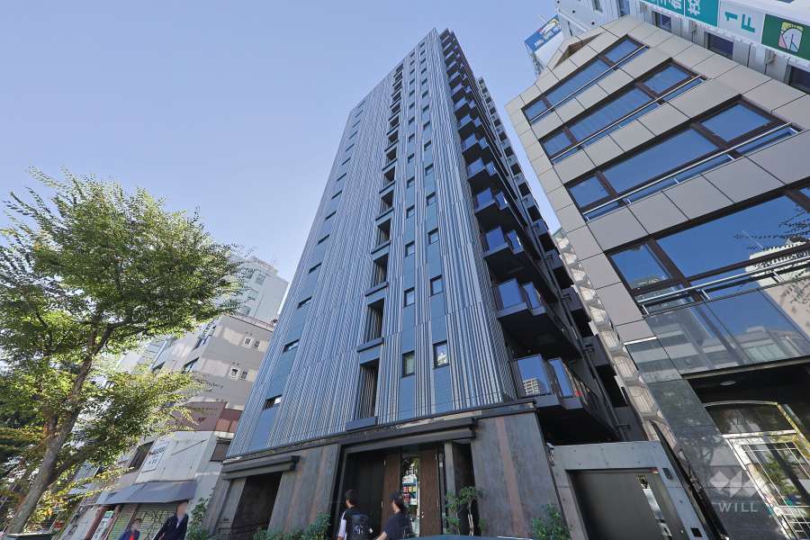 ネベル大阪上本町の外観（北西側から）
