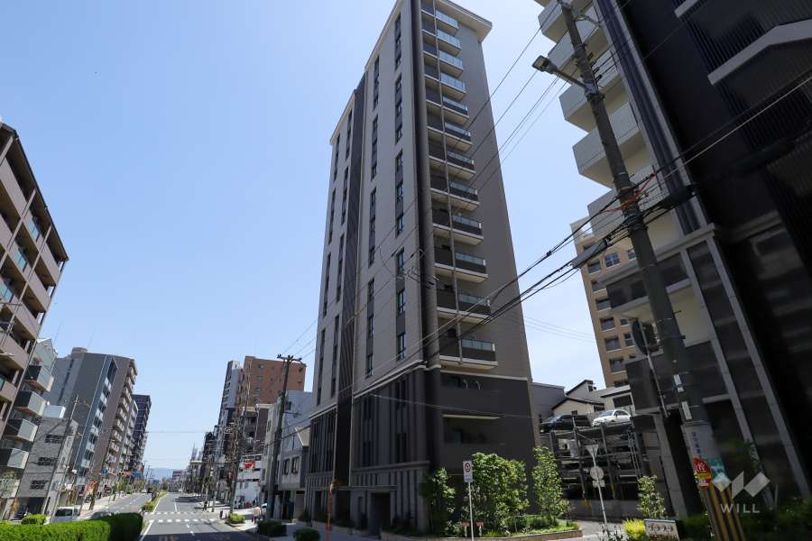 ジオ夕陽丘五條宮の外観（南東側から）