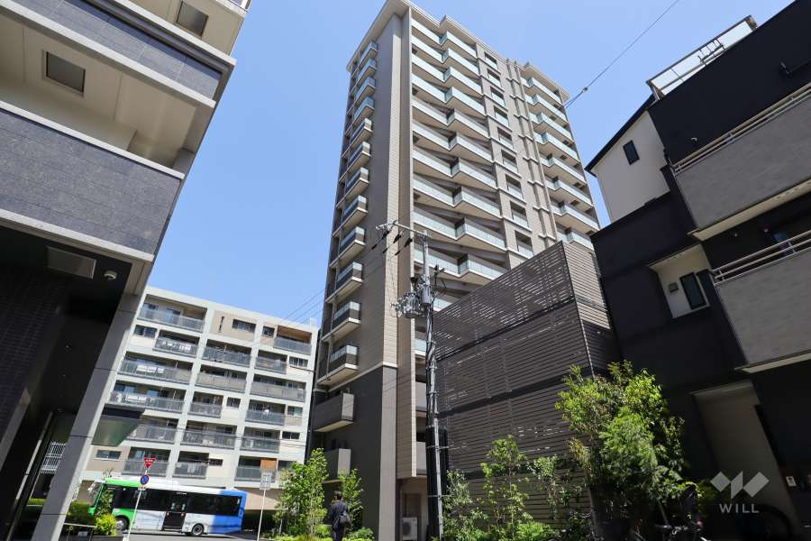 ジオ夕陽丘五條宮の外観（南西側から）