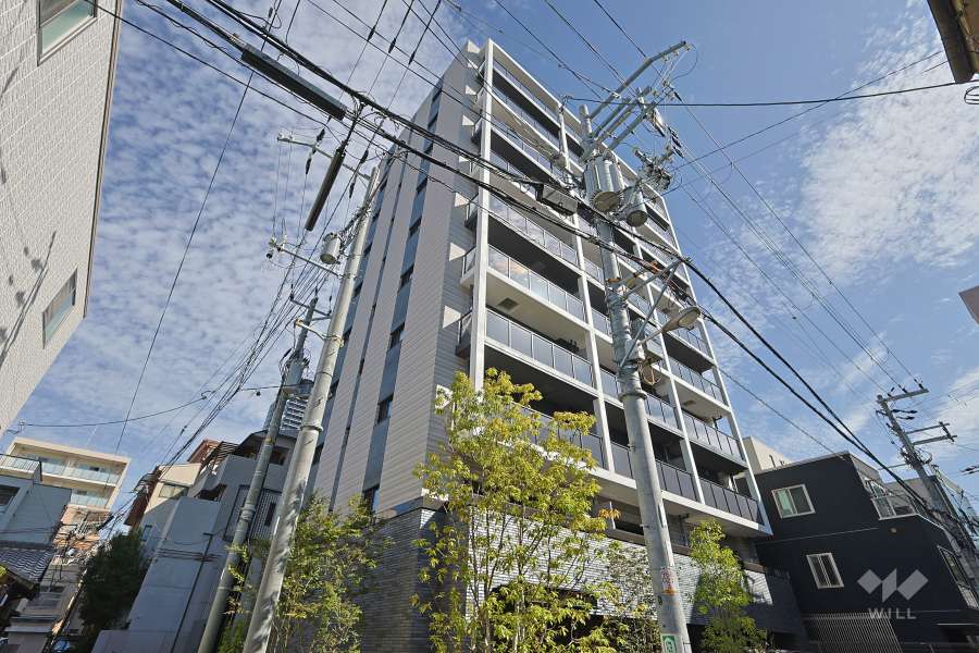 シーンズ天王寺真田山公園の外観（南西側から）