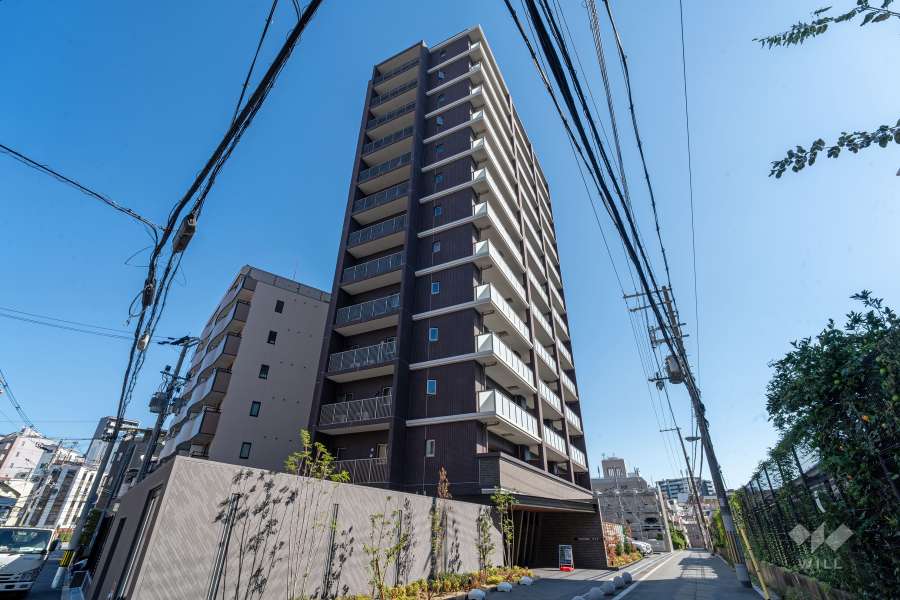 サンクレイドル天王寺の外観（南西側から）