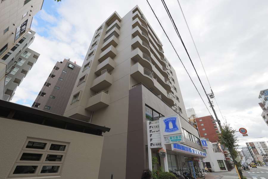 桜川パークマンションの外観（北西側から）