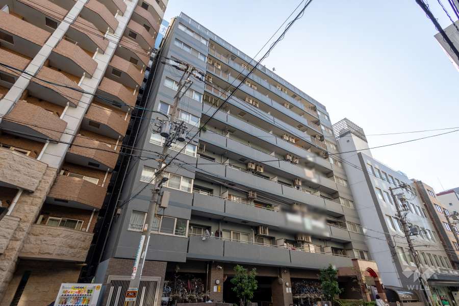 パシフィック難波グラシアの外観（北西側から）