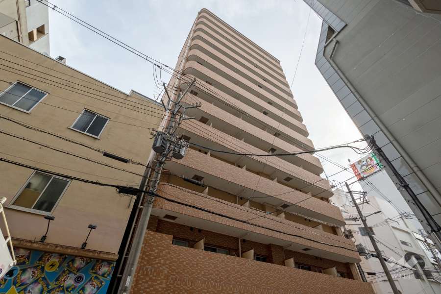 エステムコート難波2アレグリアの外観（北西側から）