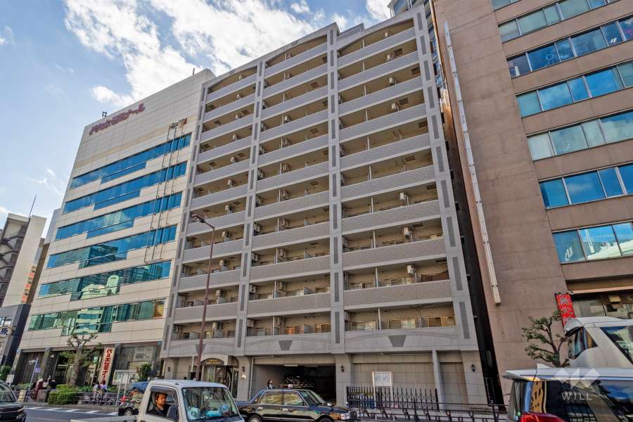 エスリード難波駅前の外観（北東側から）