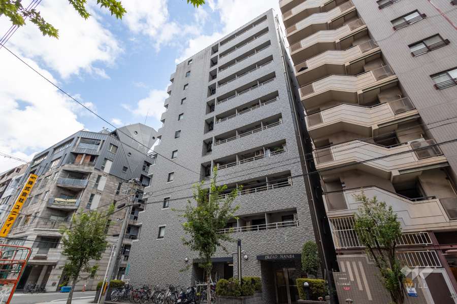 エスリード難波の外観（北西側から）