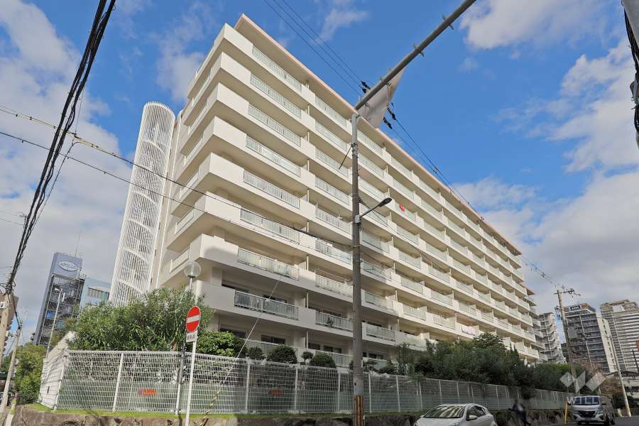 桜川グリーンコーポラスの外観（南西側から）