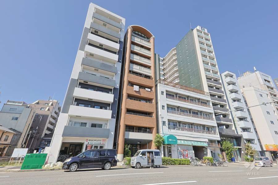 ベルク夕陽ヶ丘2の外観（南東側から）