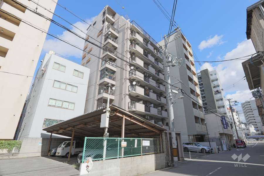 ユーロハイツ難波西の外観（南西側から）