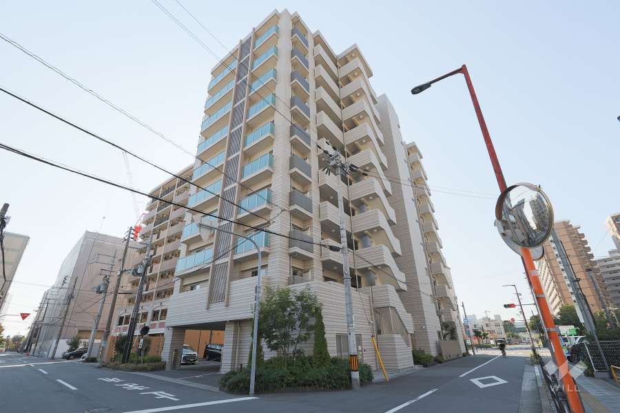 富士林プラザ13番館の外観（北東側から）