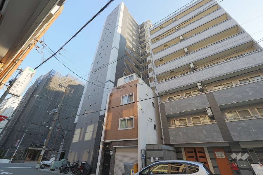 アドバンス難波レーヴの外観（北西側から）