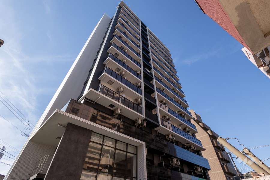 エステムコート難波サウスプレイス6-ラグジーの外観（南東側から）