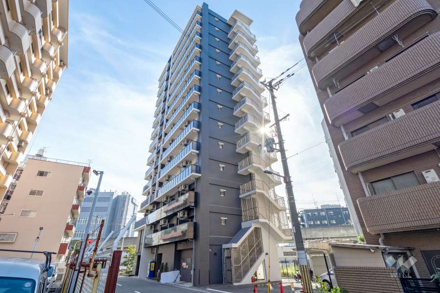 エステムコート難波サウスプレイス6-ラグジーの外観（北東側から）