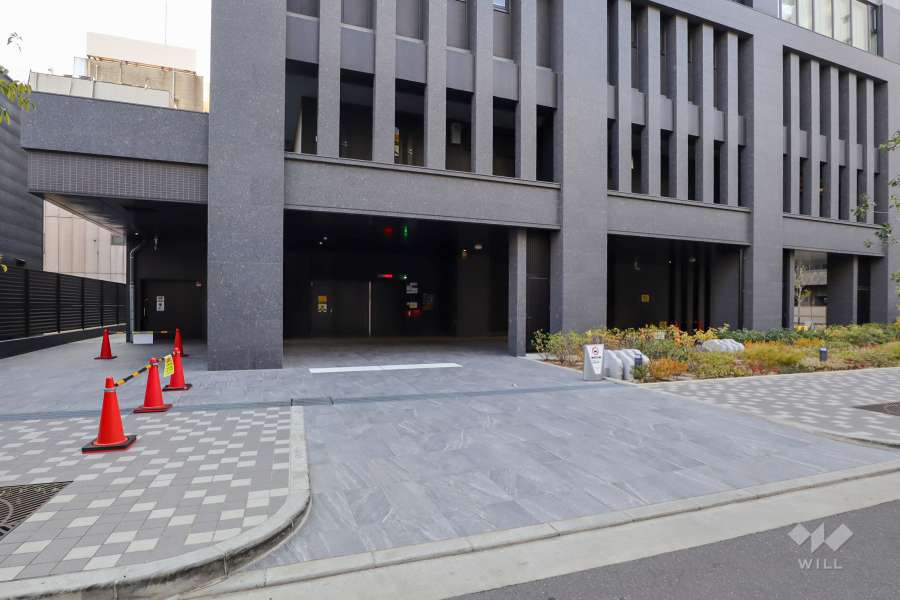 駐車場の出入口