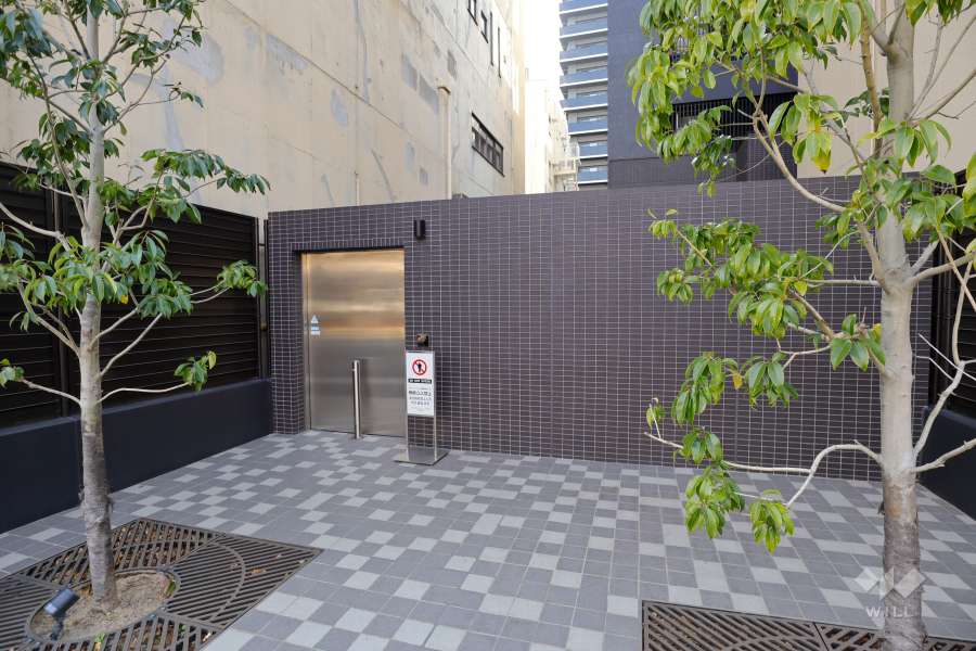 敷地東側にある歩行者の出入り口