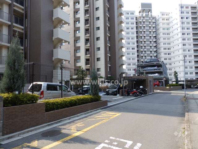 敷地南側前面道路(東側から)