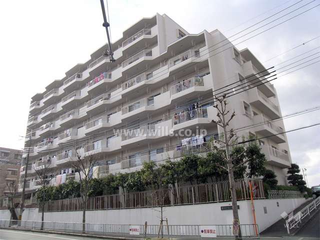 豊中向ヶ丘コーポラスの外観（北東側から）