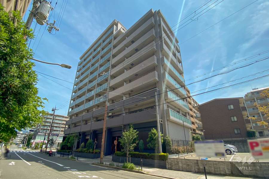 エスリード豊中少路の外観（南西側から）