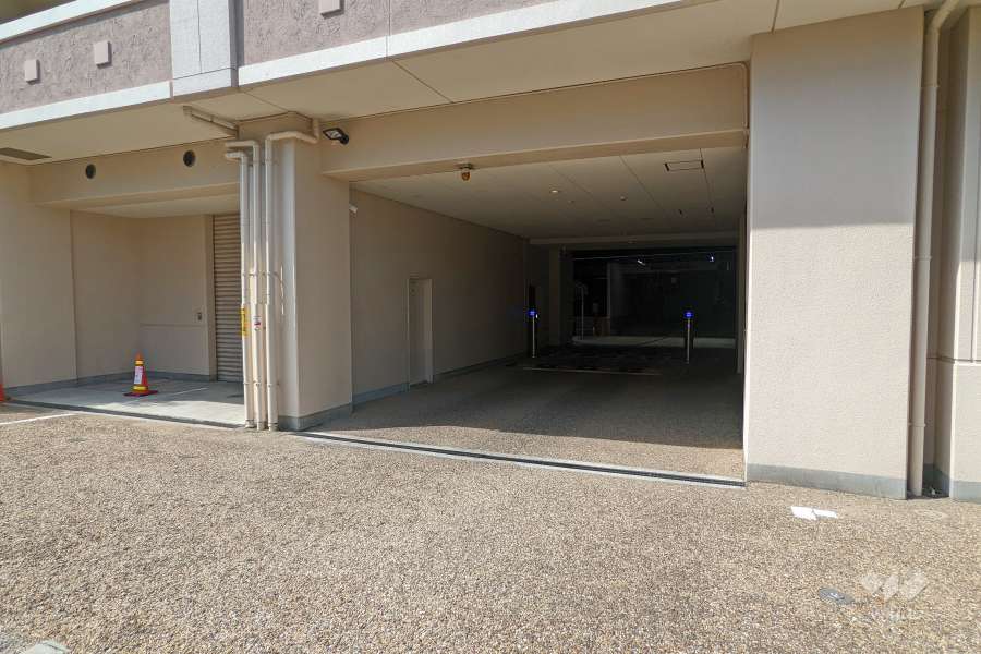 駐車場の出入口