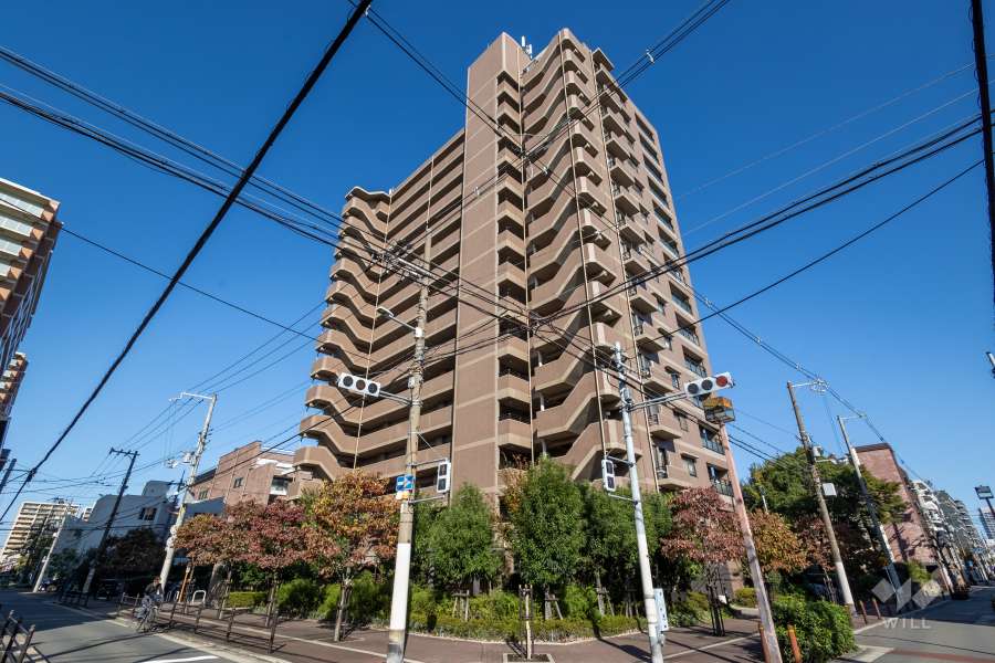 ハーティス城東の外観（南西側から）