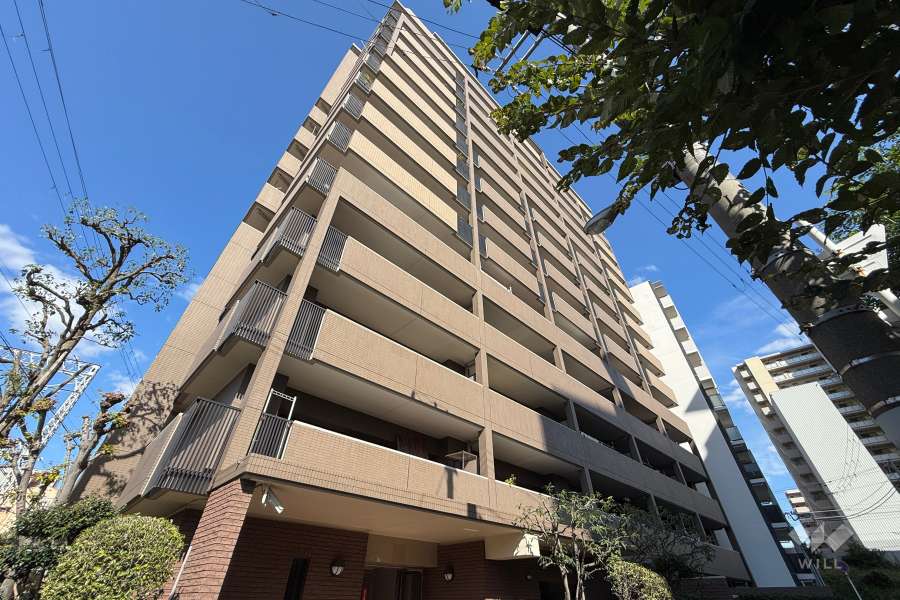 コスモ城東野江ロイヤルフォルムの外観（南西側から）