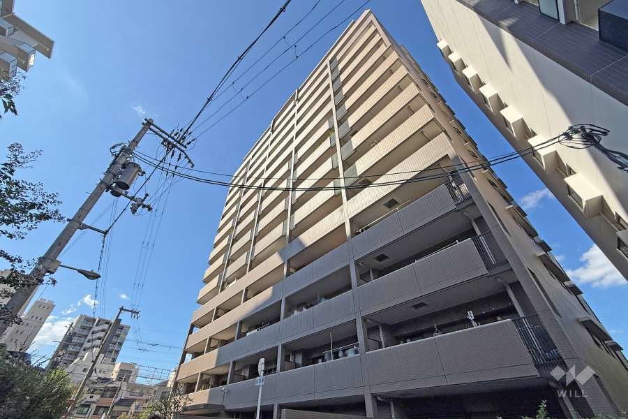 コスモ城東野江ロイヤルフォルムの外観（南側から）