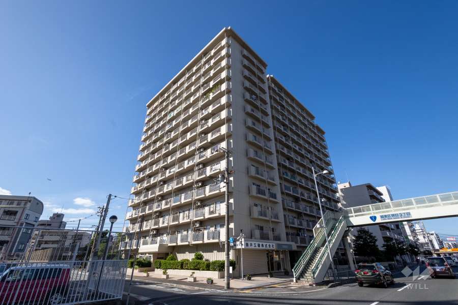 エーデルハイム関目の外観（南東側から）