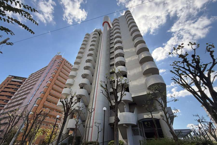 ハイネスプリモール城東の外観（北西側から）