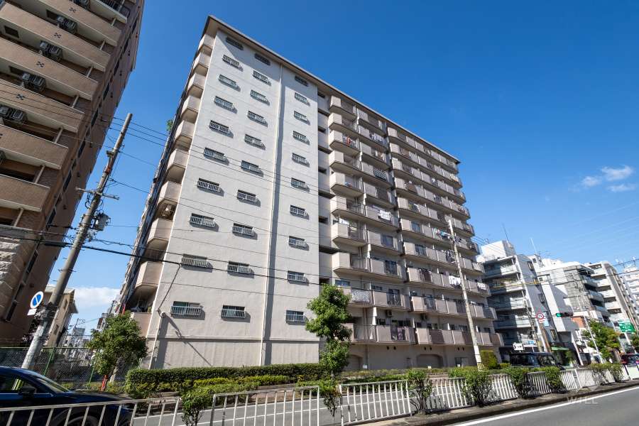 ハイマートすみれの外観（南東側から）