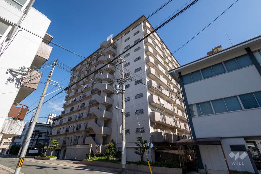 ハイマートすみれの外観（南西側から）