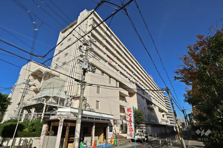 ファミリーコーポ今福の外観(南西側から)