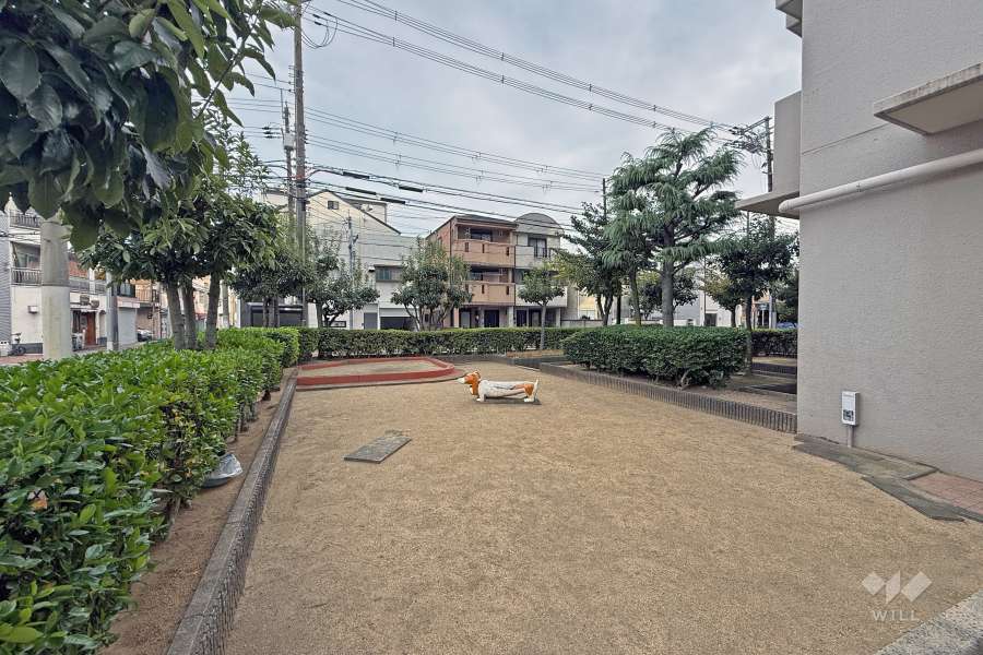 敷地内にあるプレイロット