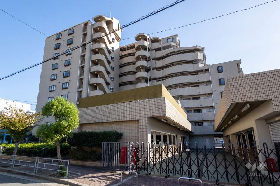 メゾンフルール関目の外観（北西側から）