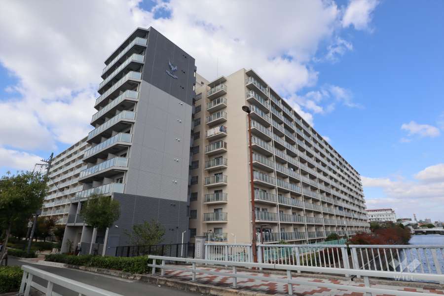 関目グリーンハイツの外観（南東側から）